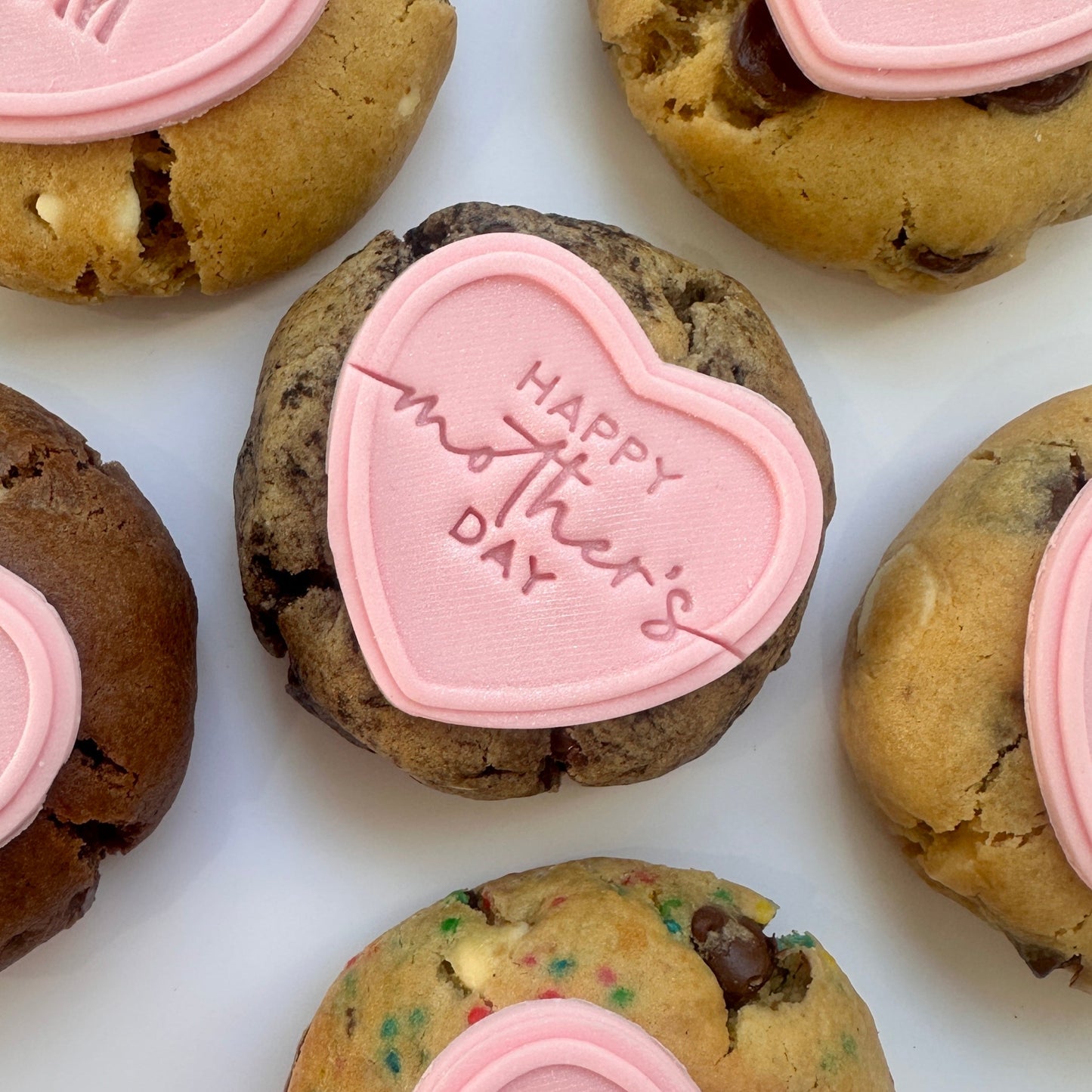 Mixed Mother's Day Chunky Cookies (Pack of 6 or 12)