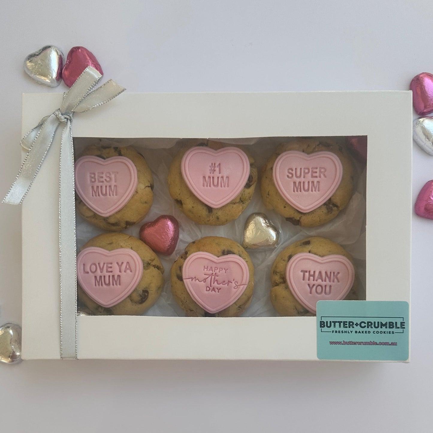 PistachiOh! Mother's Day Chunky Cookies (Pack of 6 or 12)
