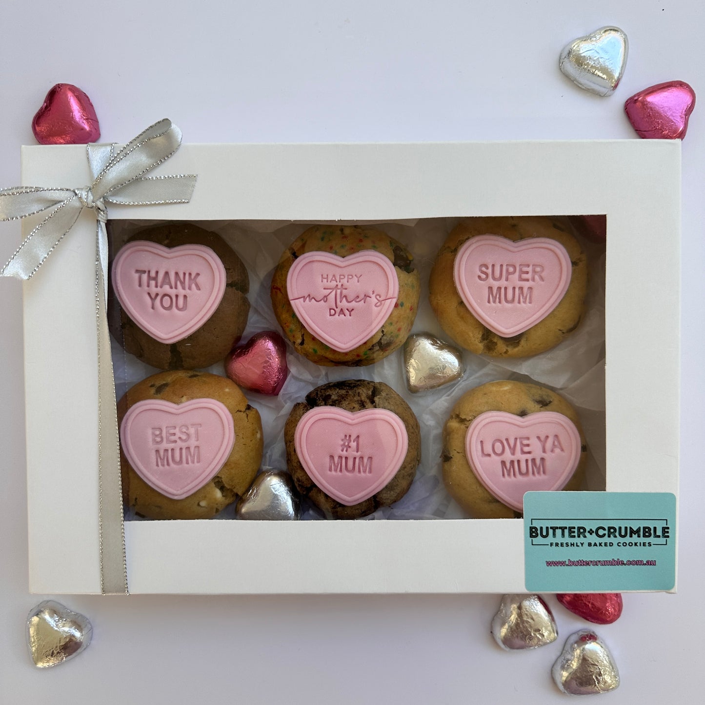 Mixed Mother's Day Chunky Cookies (Pack of 6 or 12)