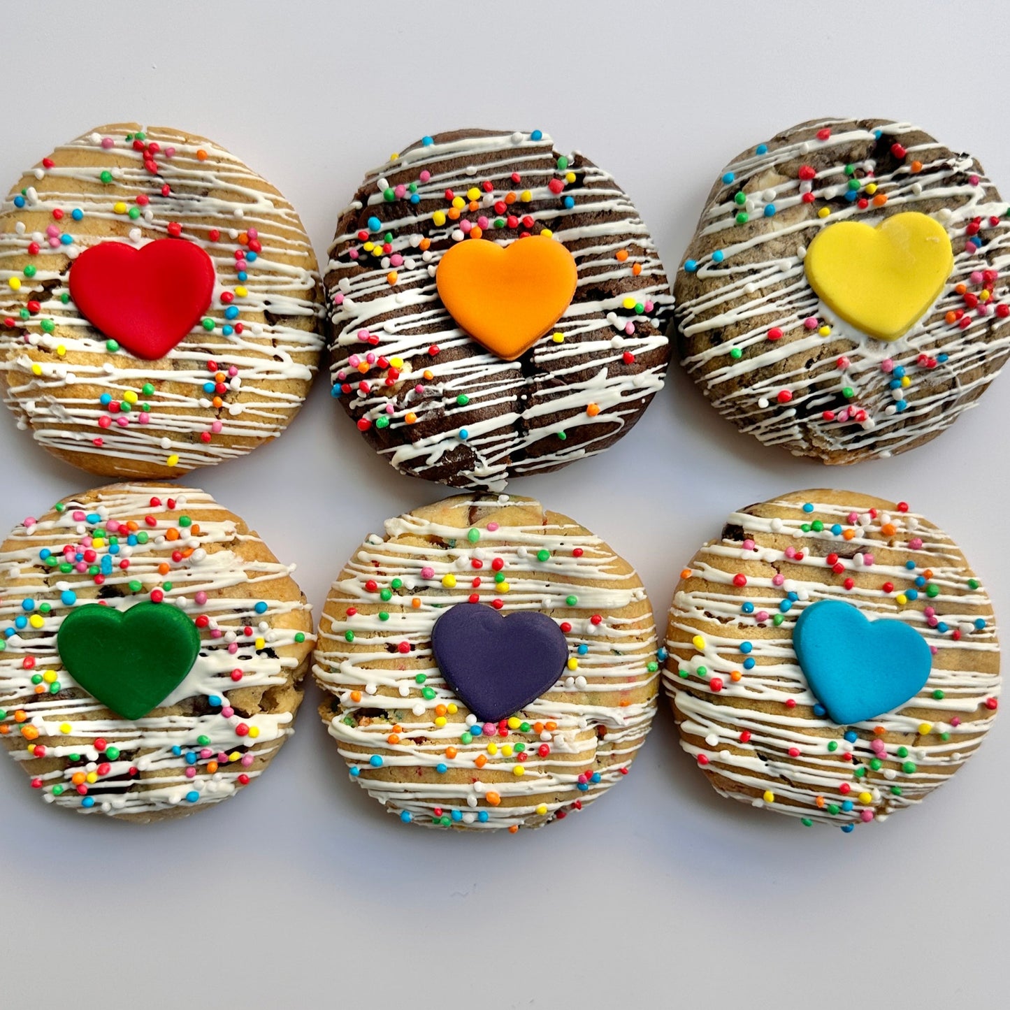 Pride Month Chunky Cookies