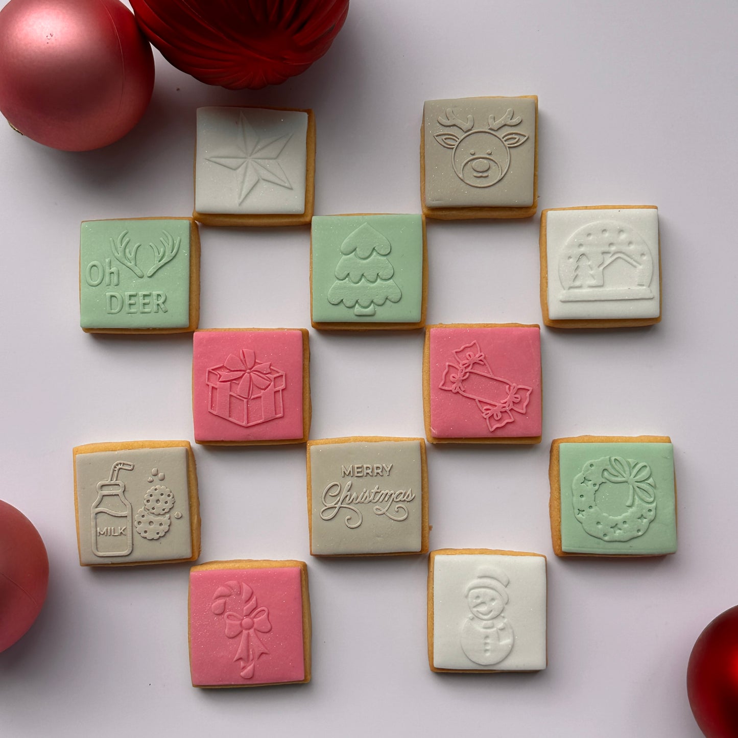 12 Days to Christmas Advent calendar (Sage)