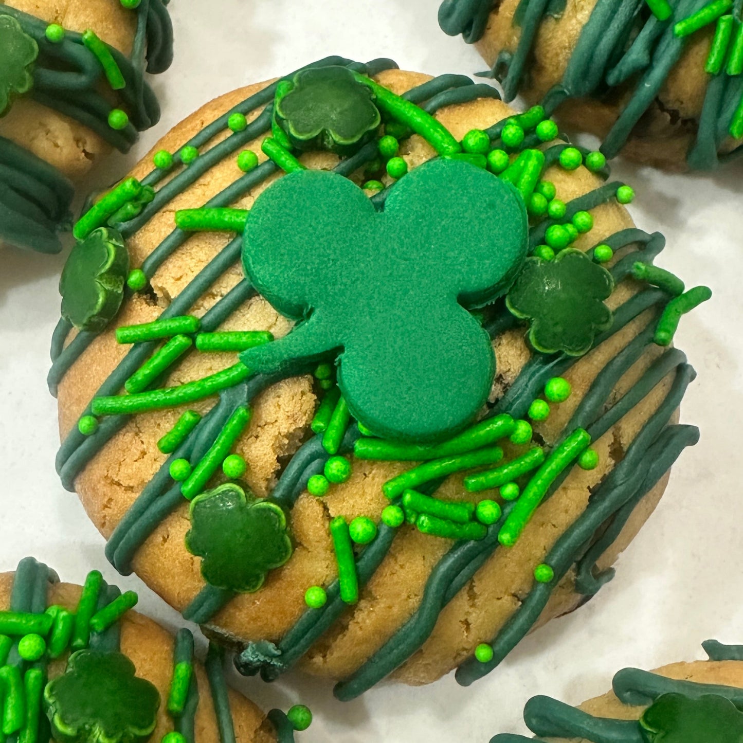 Chunky St Patrick's Day Cookies (Pack of 12)