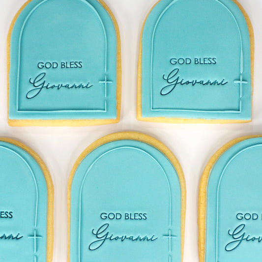 God Bless 'Name' Cookies