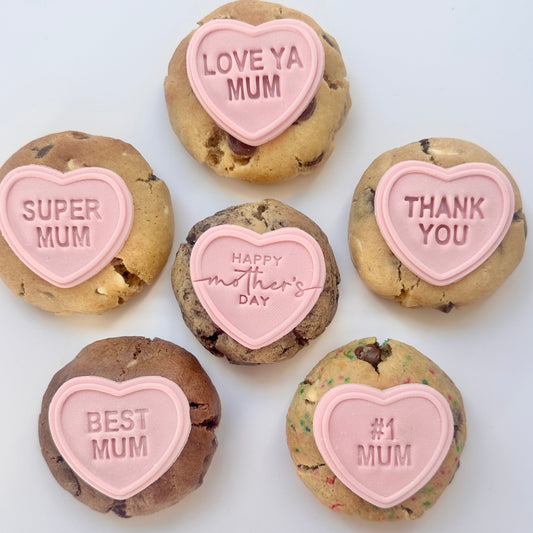 Mixed Mother's Day Chunky Cookies (Pack of 6 or 12)