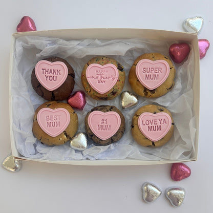 Mixed Mother's Day Chunky Cookies (Pack of 6 or 12)