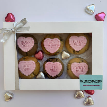 Mixed Mother's Day Chunky Cookies (Pack of 6 or 12)