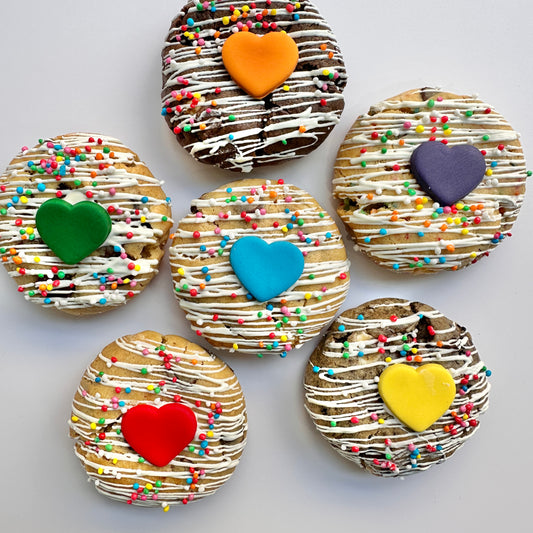 Pride Month Chunky Cookies