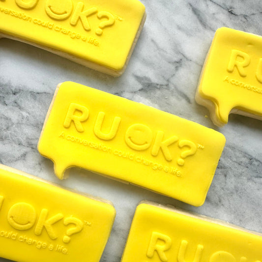 R U OK? Day Cookies - Rectangle (Box of 12)