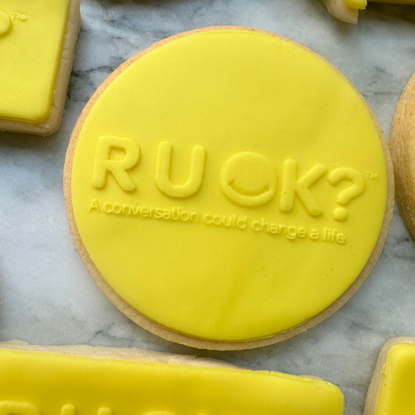R U OK? Day Cookies - Round (Box of 12)