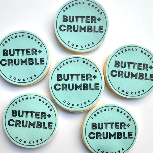 Custom Branded Logo (Edible) ~ Sugar Cookies